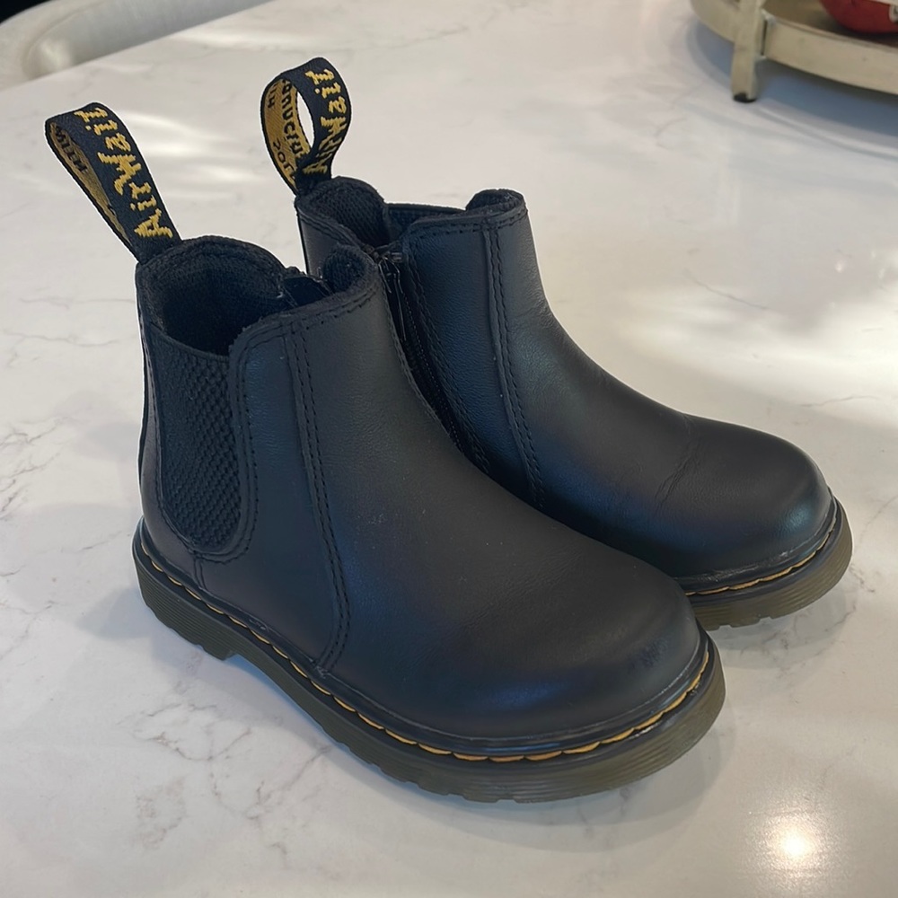 Toddler size 8 black Dr. Martens Chelsea boot